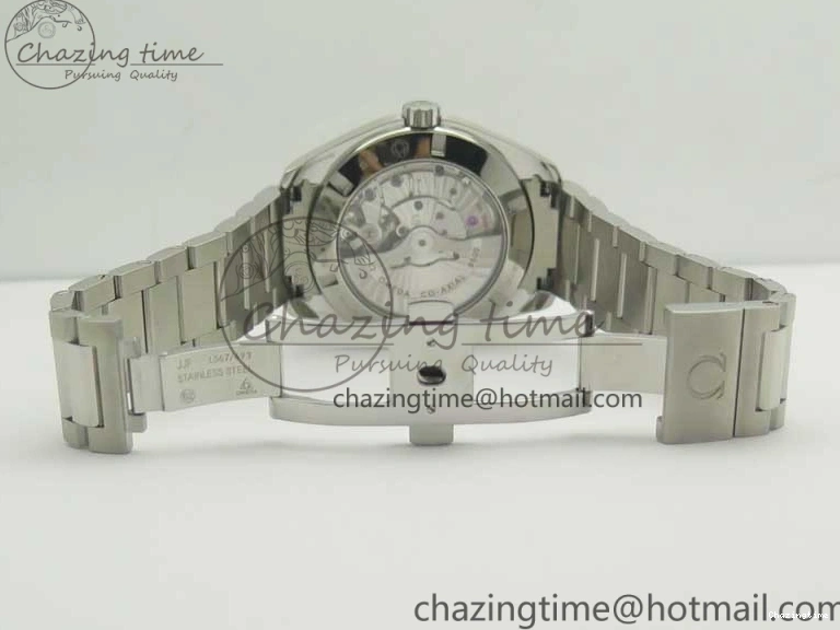 0421 FlexibleFit Aqua Terra 150M SS VSF 1:1 Best Edition Black Wave Textured Dial RG Hand on SS Bracelet A8500 Super Clone 8032